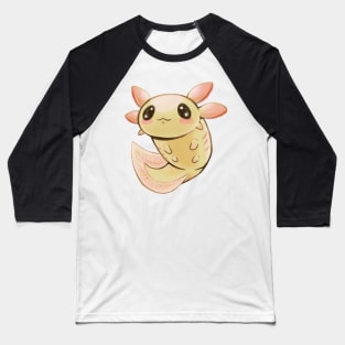 Golden Axolotl Baseball T-Shirt